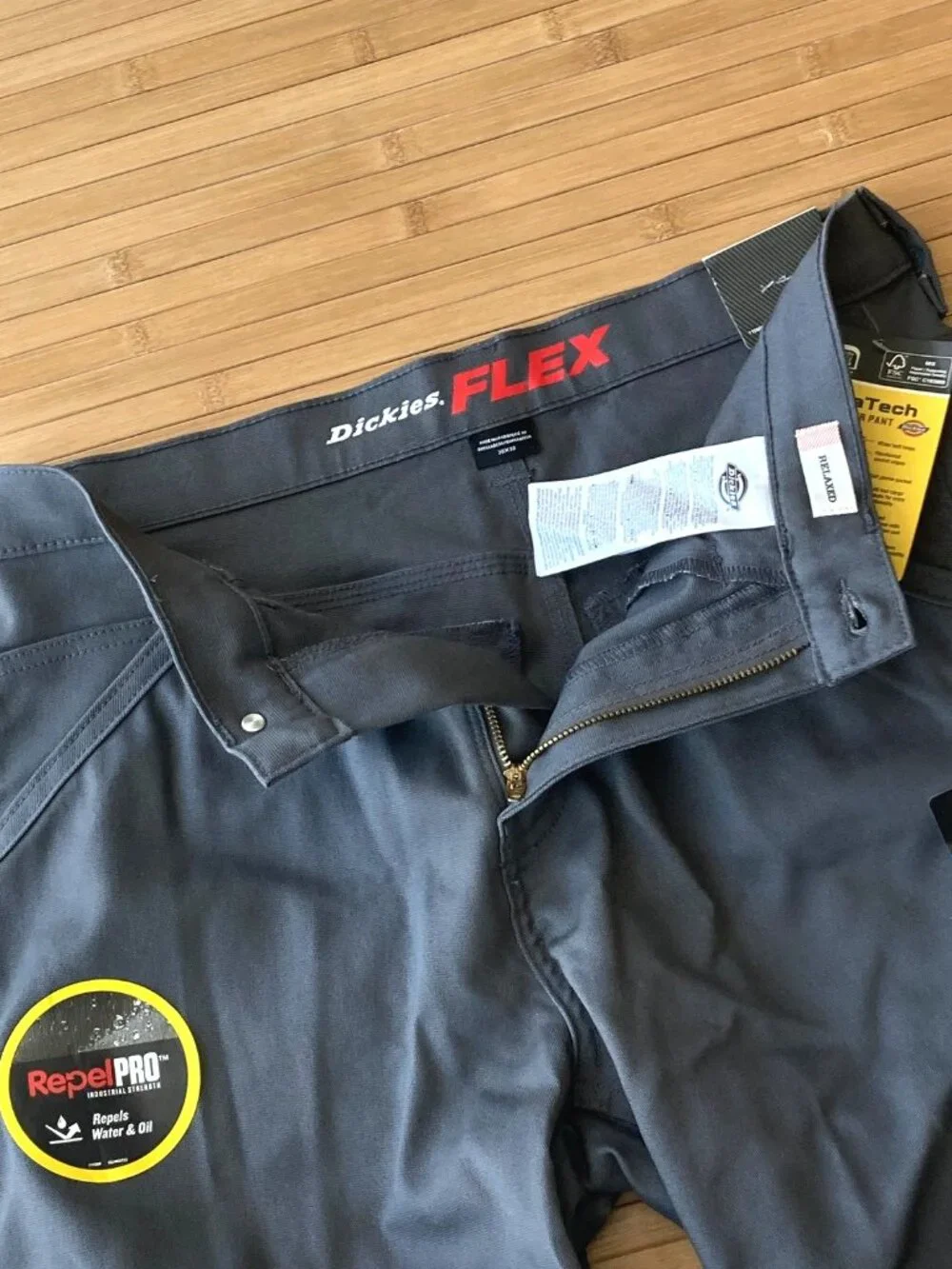 Dickies Duratech Flex Ranger Pants Relaxed Straight Fit Mens 30x32 Slate NWT